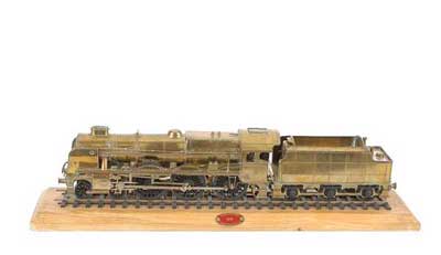 Appraisal: Scratchbuilt O Gauge - - Loco and Tender Royal Scot