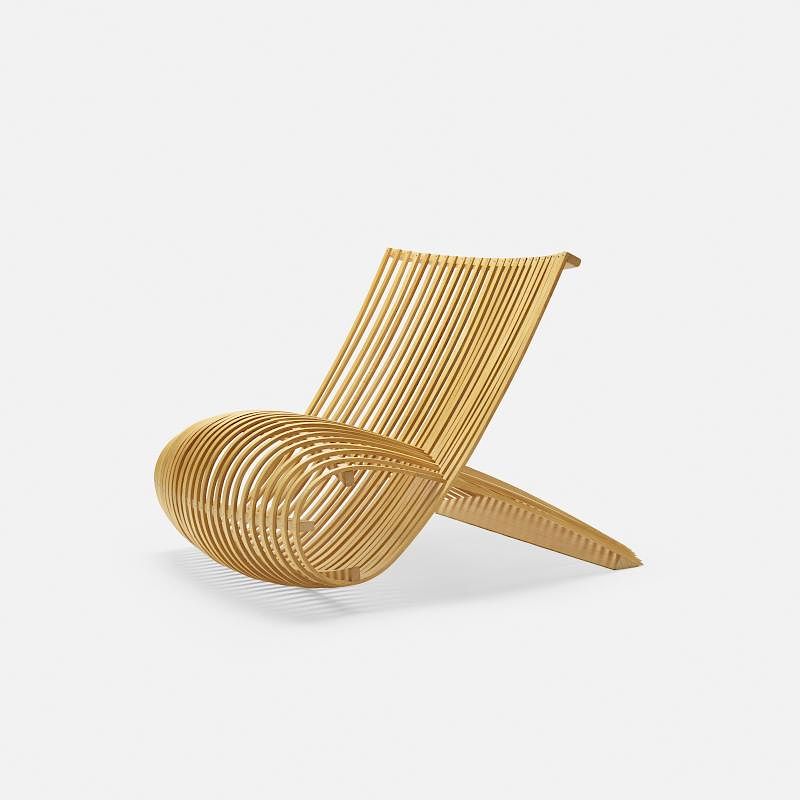 Appraisal: Marc Newson Wooden chair Marc Newson Wooden chair Cappellini Australia