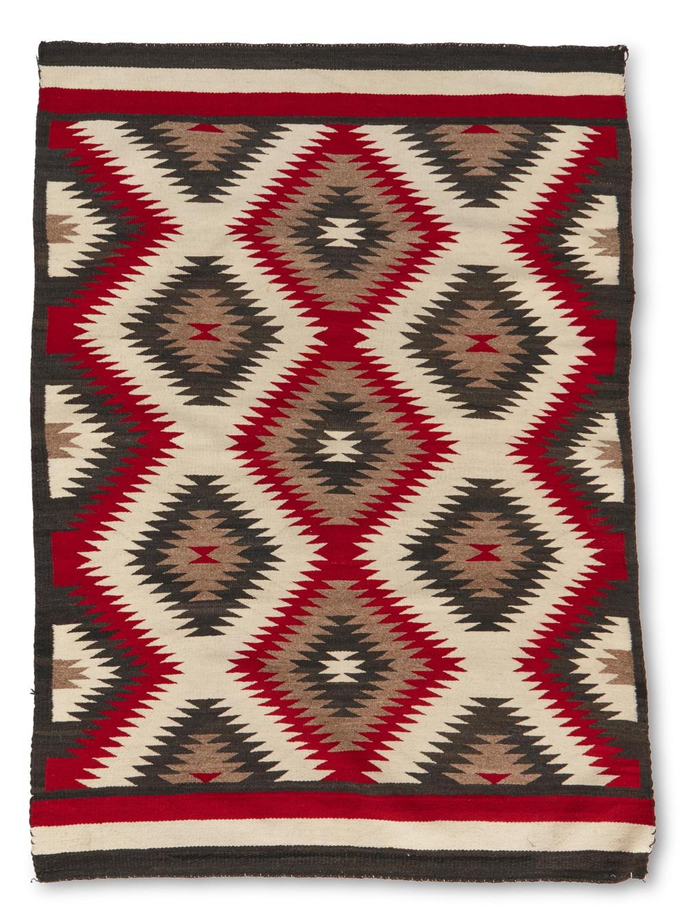 Appraisal: A Navajo regional rug Mid- th century Dine Woven in