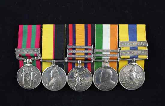 Appraisal: An Africa Service medal group to Private J Martin st