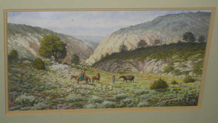 Appraisal: CALVIN TODDY AMERICAN B HERB COLLECTORS gouache on rag board