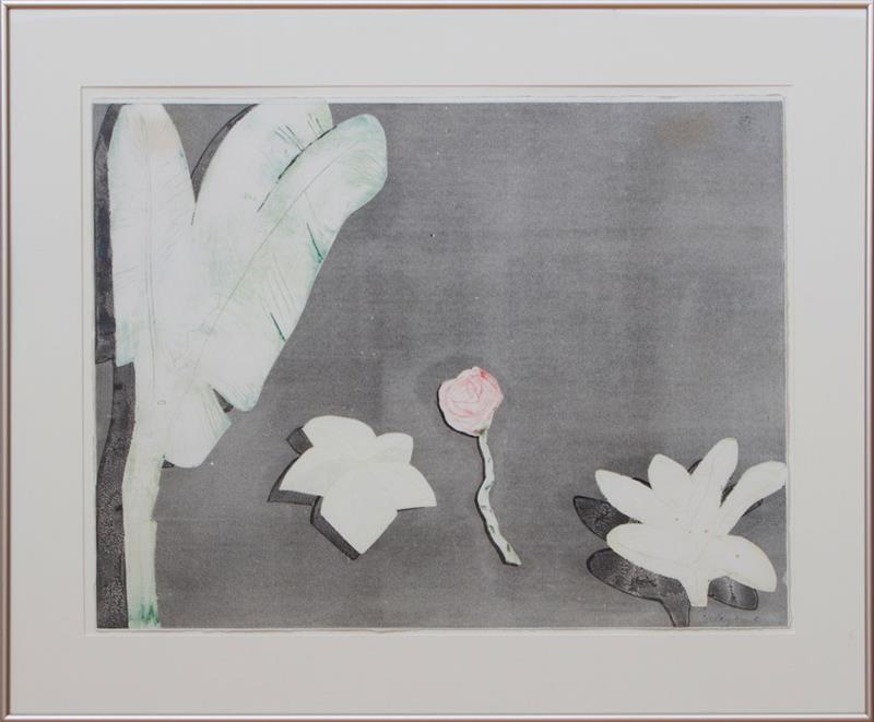 Appraisal: MARY FRANK B UNTITLED AND UNTITLED Two etching and aquatints