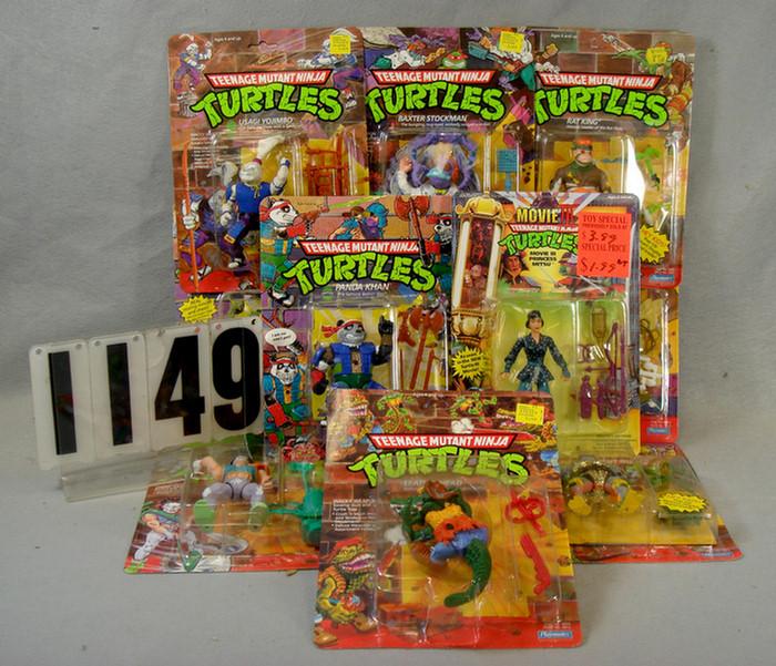 Appraisal: Lot of Teenage Mutant Ninja Turles to mini action figures