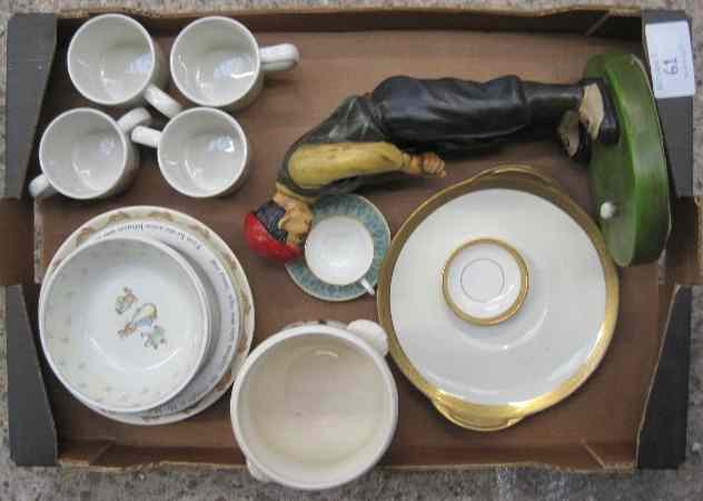 Appraisal: Collection of Pottery to include Wedgwood Peter Rabbit Bowls Side