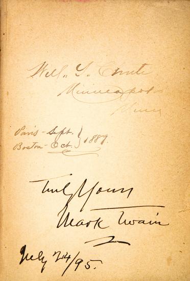 Appraisal: TWAIN Mark The Innocents Abroad or the New Pilgrim s