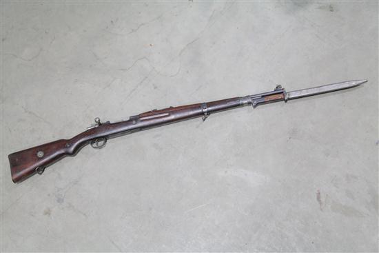 Appraisal: BOLT ACTION RIFLE WITH BAYONET ZBROJOVKA BRNO A S V