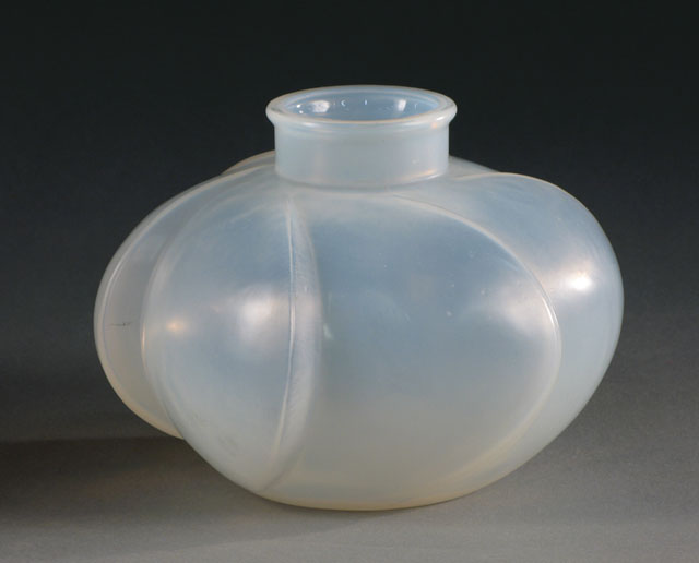 Appraisal: RENE LALIQUE IMPORTANT OPALESCENT ART GLASS VASE Perigord introduced in