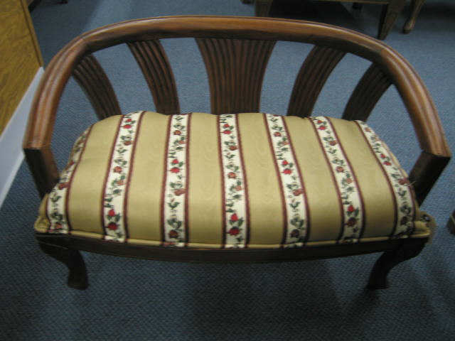 Appraisal: Doll Size Settee