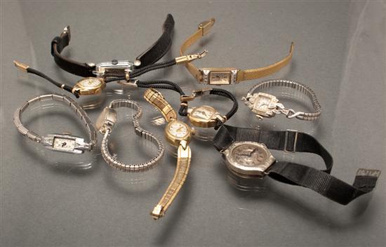 Appraisal: Assortment of stainless steel and gold-filled watches