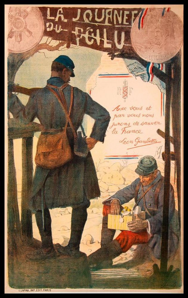 Appraisal: Lucien Hector JONAS - Vintage World War I Poster The