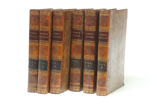 Appraisal: SIX VOLUMES OF CICERO'S WORKS The Letters of Marcus Tullius