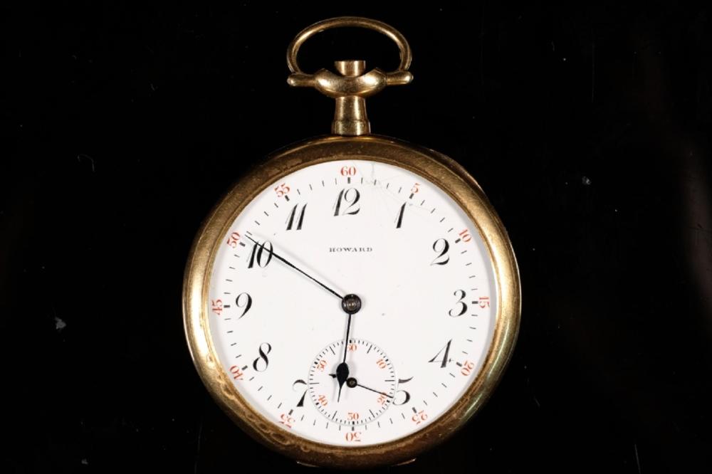 Appraisal: HOWARD WATCH CO MODEL POCKET WATCH KHoward Watch Co Model