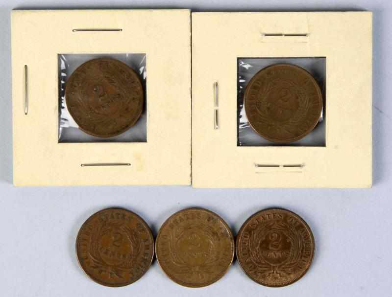 Appraisal: Lot of AU BU Cent Pieces Description Includes two two