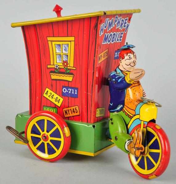 Appraisal: Tin Litho Wyandotte Humphrey Mobile Wind-Up Toy American Working All