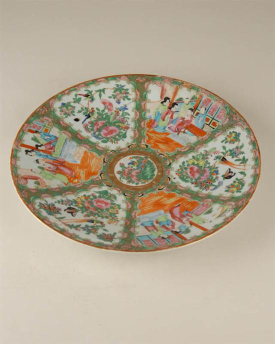 Appraisal: A Rose Medallion Porcelain Charger with traditional designs and colors