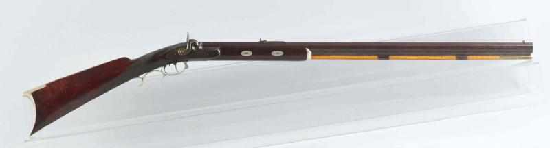 Appraisal: Philadelphia Half-Stock Rifle by Slotter Co Description Overall length Barrel