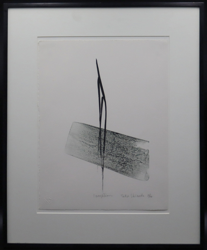 Appraisal: TOKO SHINODA JAPAN - INCEPTION Signed Toko Shinoda lithograph titled