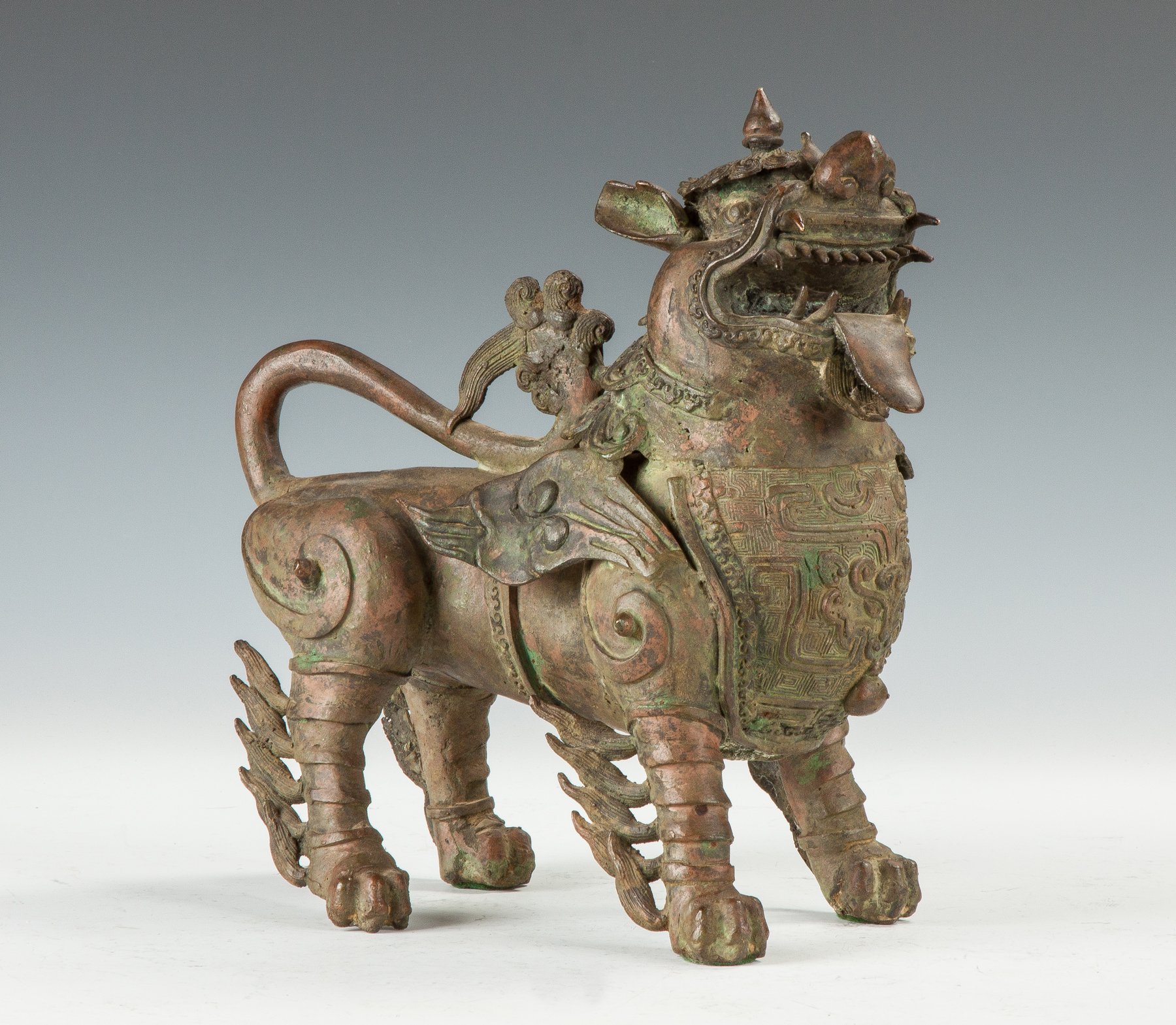 Appraisal: Chinese Bronze Qilin Kylin