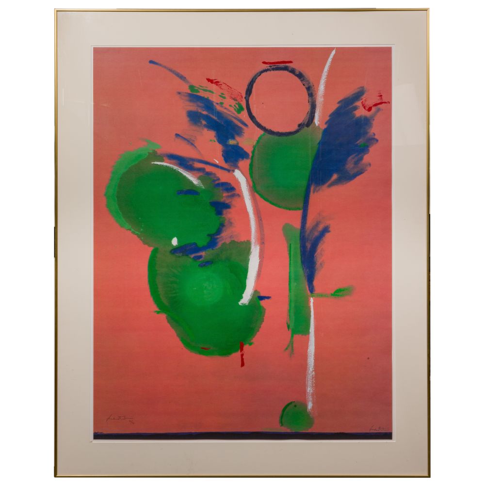 Appraisal: HELEN FRANKENTHALER AMERICAN - MARY MARY COLOR SCREENPRINT OFFSET LITHOGRAPHUndated