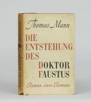 Appraisal: Thomas Mann First Edition Inscribed and Signed in Die Entstehung