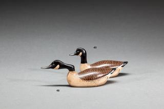 Appraisal: Miniature Swimming Canada Goose George Boyd - Seabrook NH c