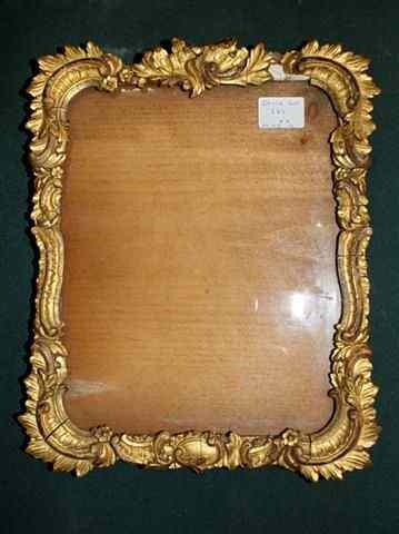 Appraisal: A PAIR OF FRENCH GILT AND GESSO FRAMES moulded with