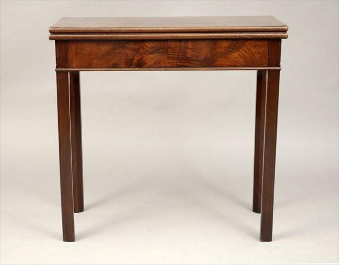 Appraisal: George III Mahogany Games Table x x in in open