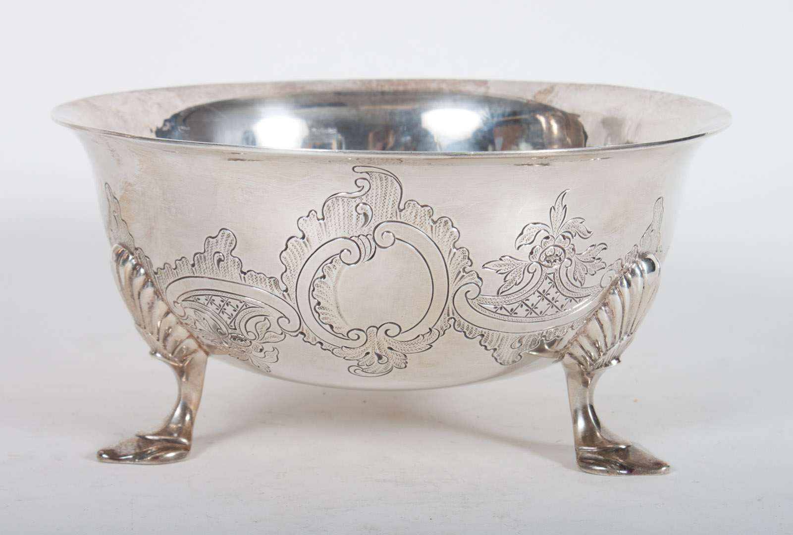 Appraisal: Tiffany Co engraved sterling silver bowl reproducing an th century