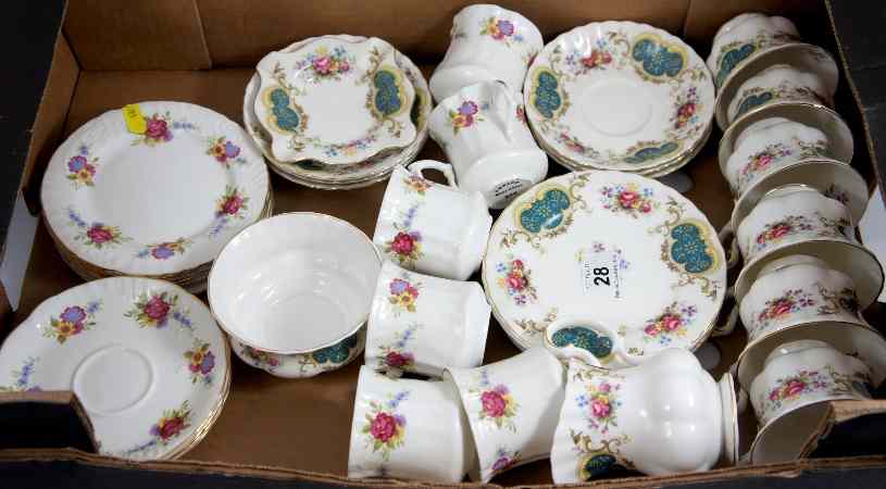 Appraisal: Tray comprising Royal Albert Berkeley Part Tea Service x Teacups