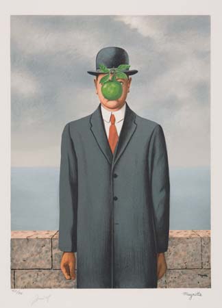 Appraisal: REN MAGRITTE after Le Fils de l'Homme Color lithograph on