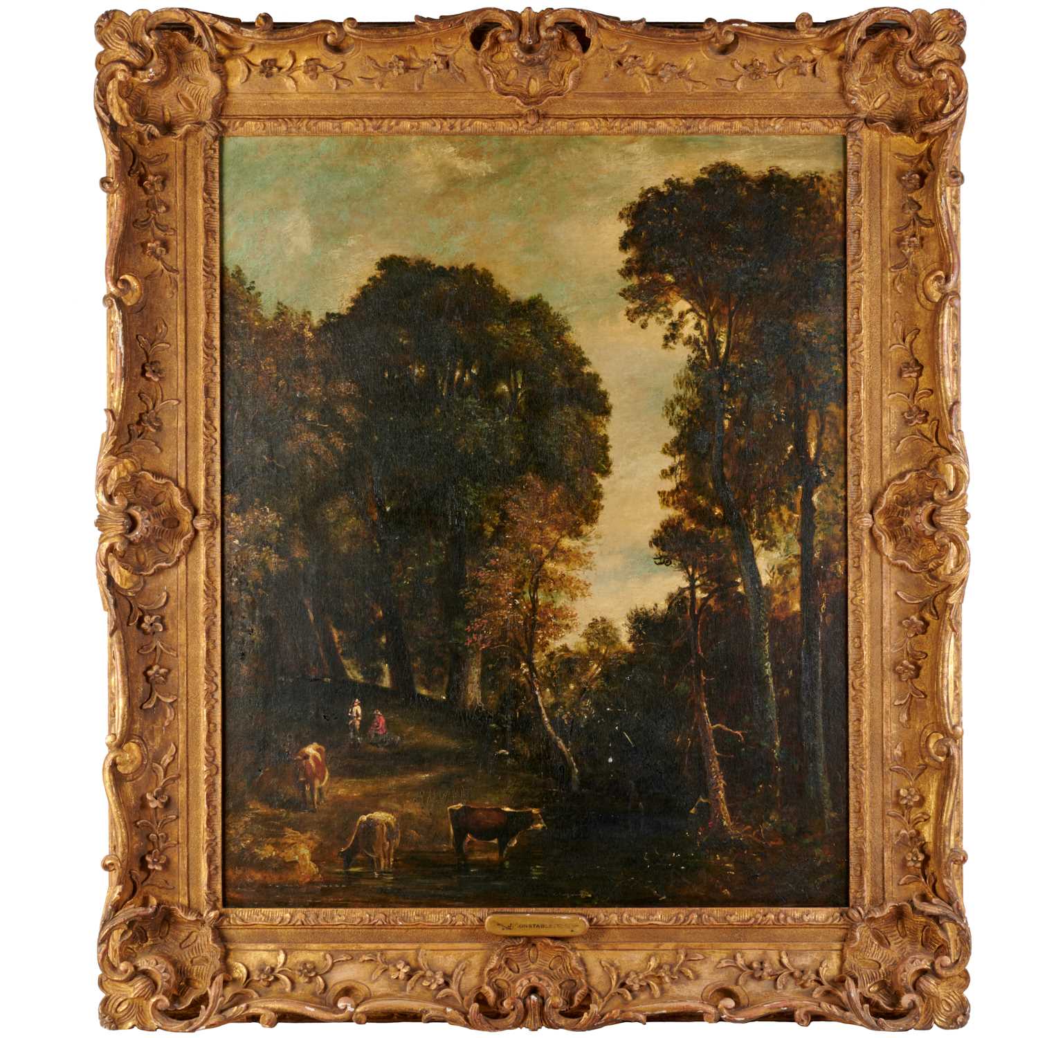 Appraisal: JOHN CONSTABLE ATTRIB OIL ON CANVAS Attributed to John Constable