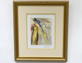 Appraisal: SALVADOR DALI Spanish - Yellow Woman Signed l r and