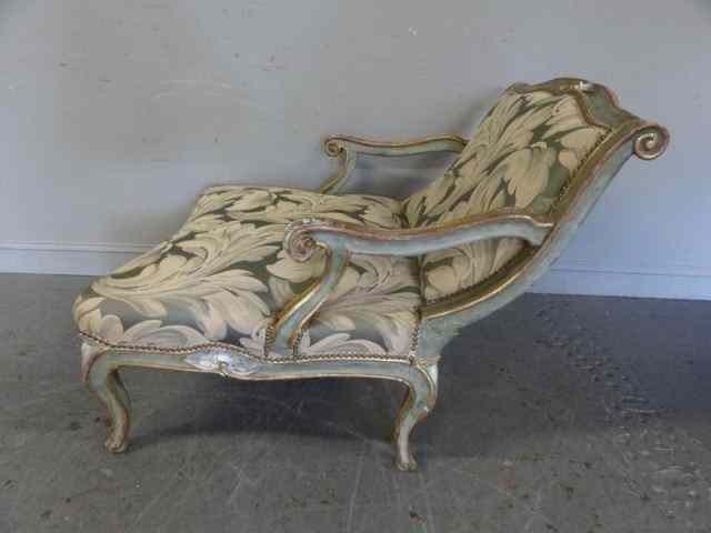 Appraisal: th C Italian Paint Decorated Coachman's Chair From a Rye