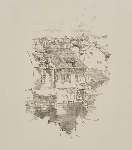 Appraisal: JAMES A M WHISTLER Group of lithographs Vitr The Canal