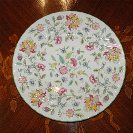 Appraisal: Set of Twelve Minton Bone China Service Plates Estimate -