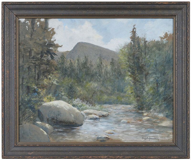 Appraisal: Henry Plympton Spaulding Massachusetts - Noon Peak Waterville New Hampshire