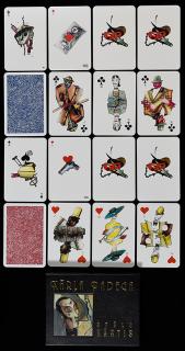 Appraisal: Janis Kalnac s Karlis Padegs Playing Cards Baiba Strautmane Double