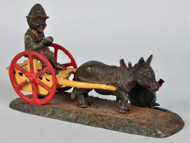 Appraisal: Cast Iron Bad Accident Mechanical Bank Manufactured by J E