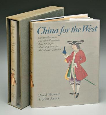 Appraisal: Howard amp Ayres export China books David Howard and John