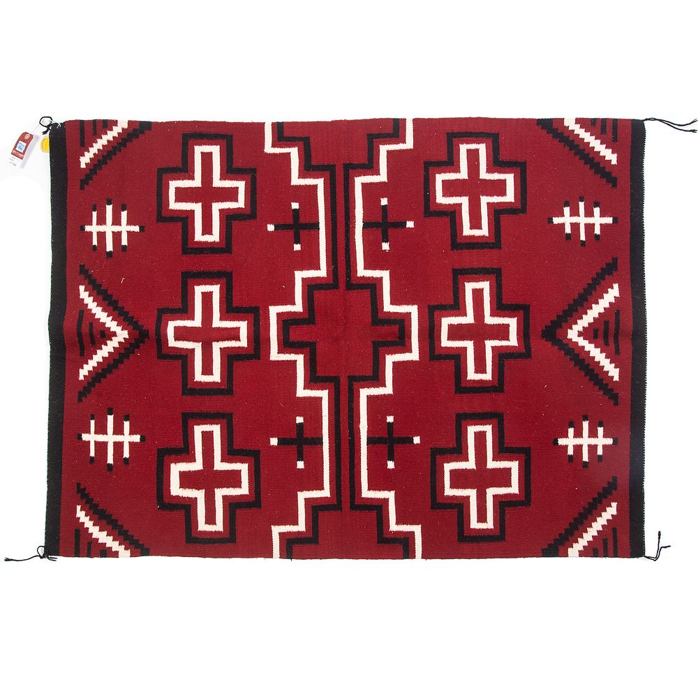 Appraisal: Navajo Ganado Rug by Jessie Harvey x in From the