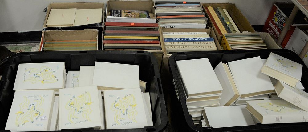 Appraisal: Large Group of Books and Records to include Picasso Prix