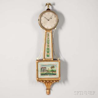 Appraisal: Concord Patent Timepiece or Banjo Clock Concord Patent Timepiece or