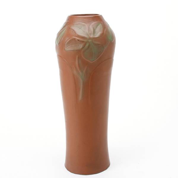 Appraisal: A Van Briggle glazed earthenware tall baluster vase - mold