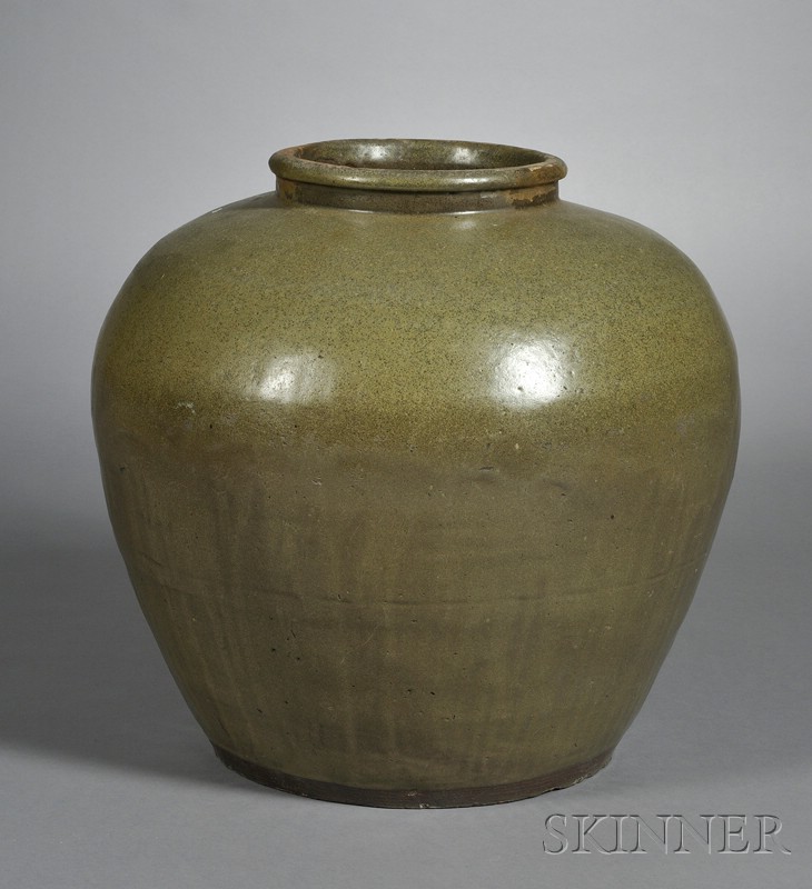 Appraisal: Tea Dust Storage Jar south China th th century ht