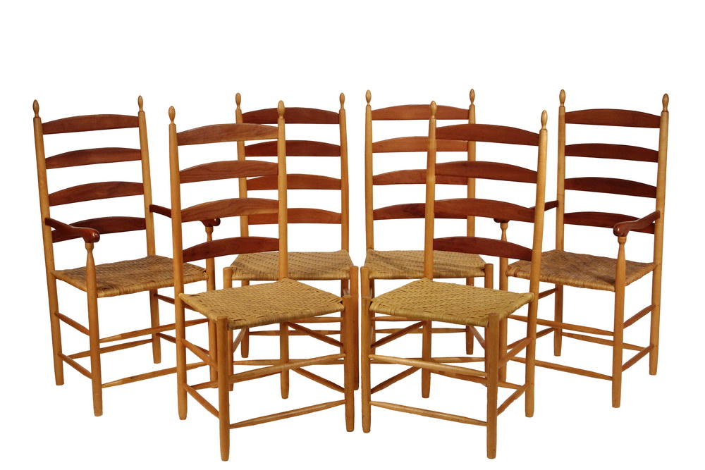 Appraisal: SET OF THOMAS MOSER CHAIRS - Consisting of Armchairs and