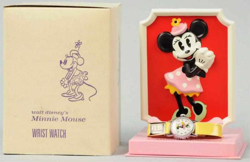 Appraisal: Walt Disney Minnie Mouse Character Wrist Watch Circa Made by