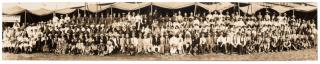 Appraisal: LaTour Cy Ranch Wild West Show Cast Photograph Wyncote Penn