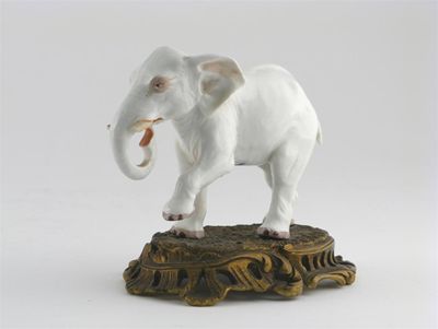 Appraisal: A Samson model of an elephant lifting its left forefoot