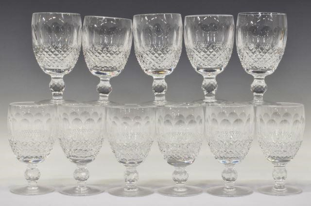 Appraisal: lot of Waterford Colleen Short Stem cut crystal claret wine