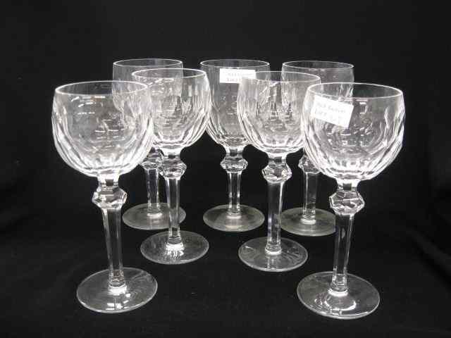 Appraisal: pcs Waterford Cut Crystal Stemware includes goblets hock wine goblets